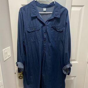 OLD NAVY chambray dress